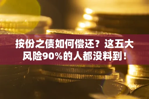 北京按份之债如何偿还？这五大风险90%的人都没料到！